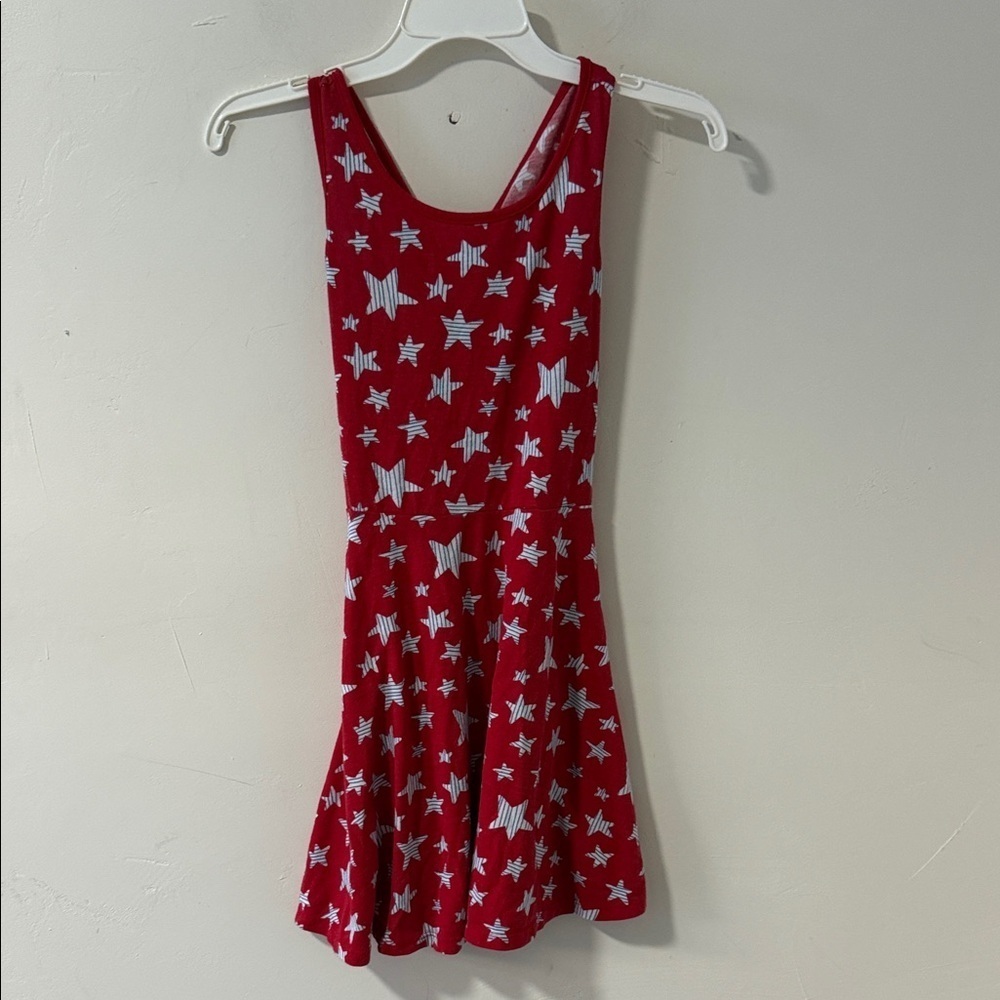 Red and White Star Dress